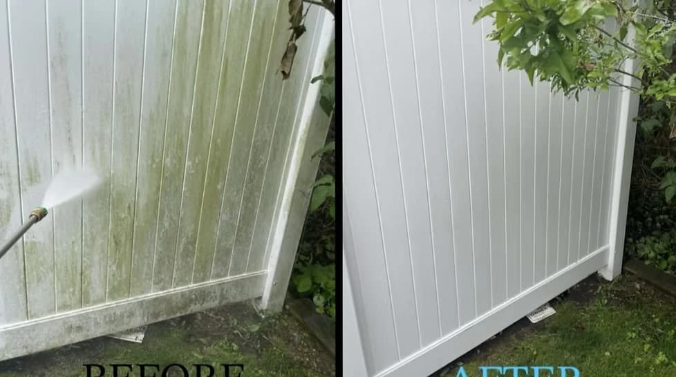 Vinyl Fence Cleaning